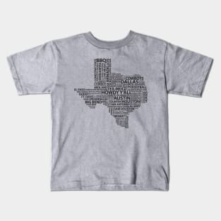 Words of Texas Kids T-Shirt